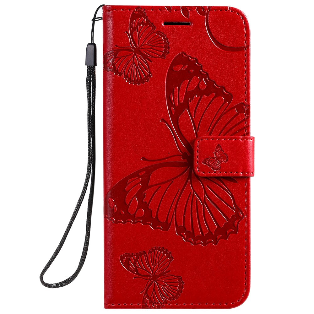 Galaxy A51 4G Wallet-Hülle – Schmetterling Aufgedruckt & Mit Ständer und Riemen