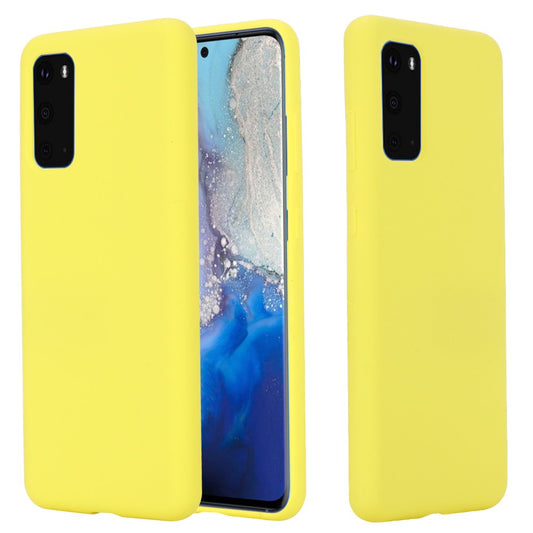 Galaxy S20 Plus 4G/5G Flüssigsilikon-Hülle – Stoßfest & weich