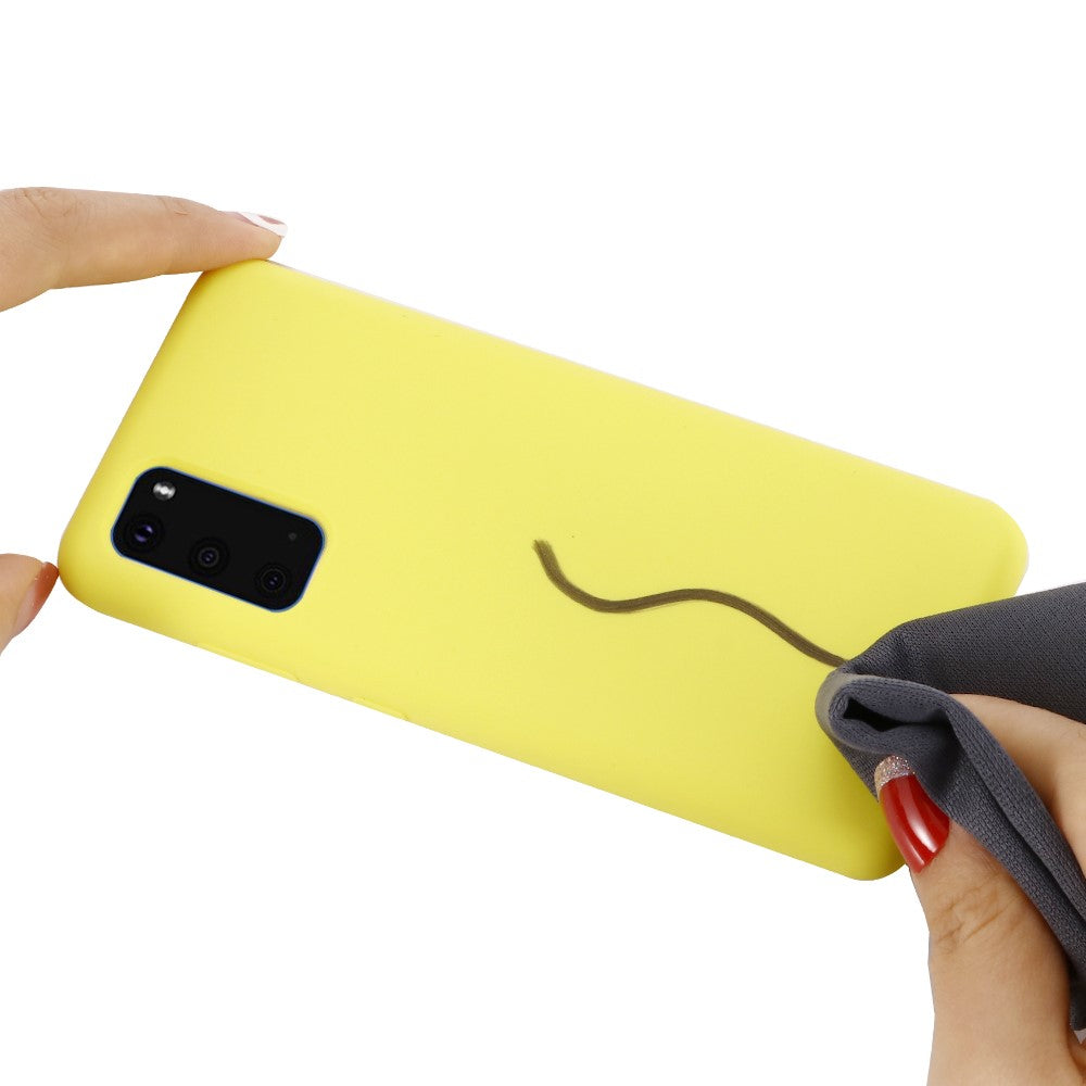 Galaxy S20 Plus 4G/5G Flüssigsilikon-Hülle – Stoßfest & weich