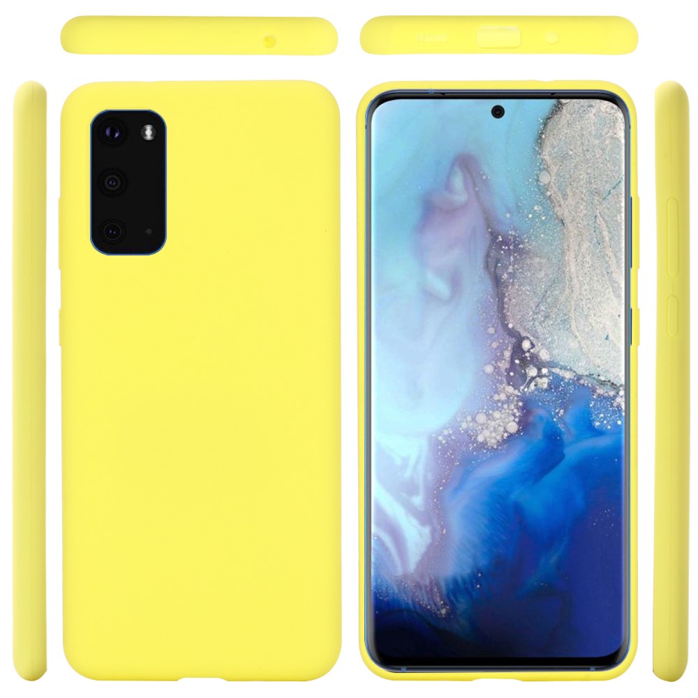 Galaxy S20 Plus 4G/5G Flüssigsilikon-Hülle – Stoßfest & weich