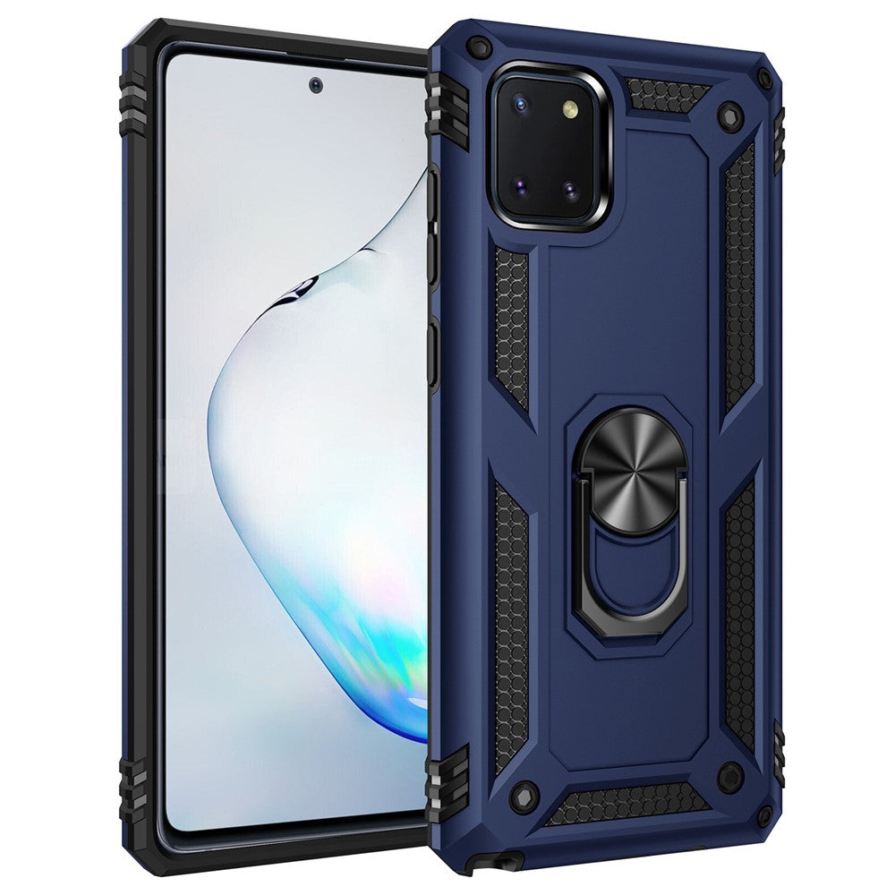 Galaxy A81/Note 10 Lite/M60S Handyhülle mit Ständer - Stoßfest
