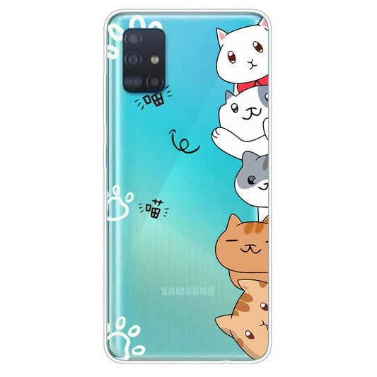 Galaxy A51 Hülle – Flexible Handyhülle mit Cartoon-Print