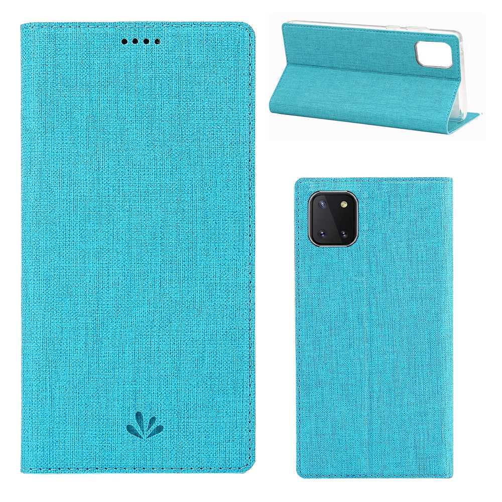 Galaxy A81/Note 10 Lite Lederhülle – VILI DMX Cross-Skin Design