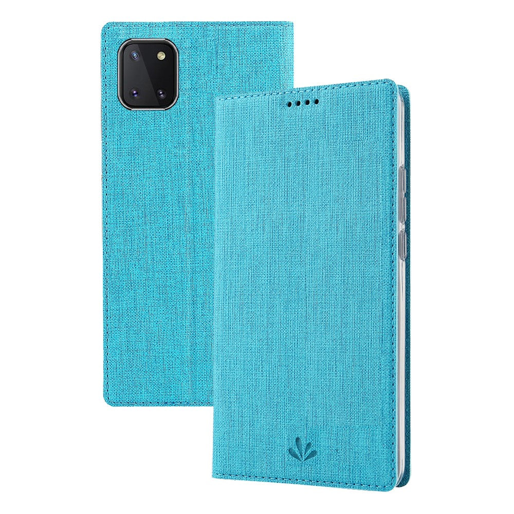 Galaxy A81/Note 10 Lite Lederhülle – VILI DMX Cross-Skin Design