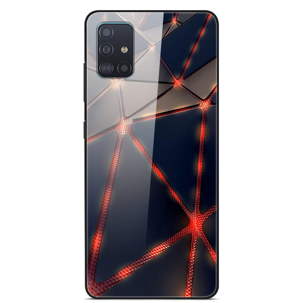 Galaxy A51 Hybrid-Hülle – mit Musterdruck