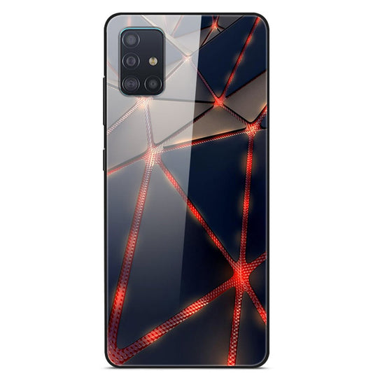 Galaxy A51 Hybrid-Hülle – mit Musterdruck