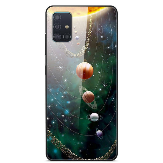 Galaxy A51 Hybrid-Hülle – mit Musterdruck