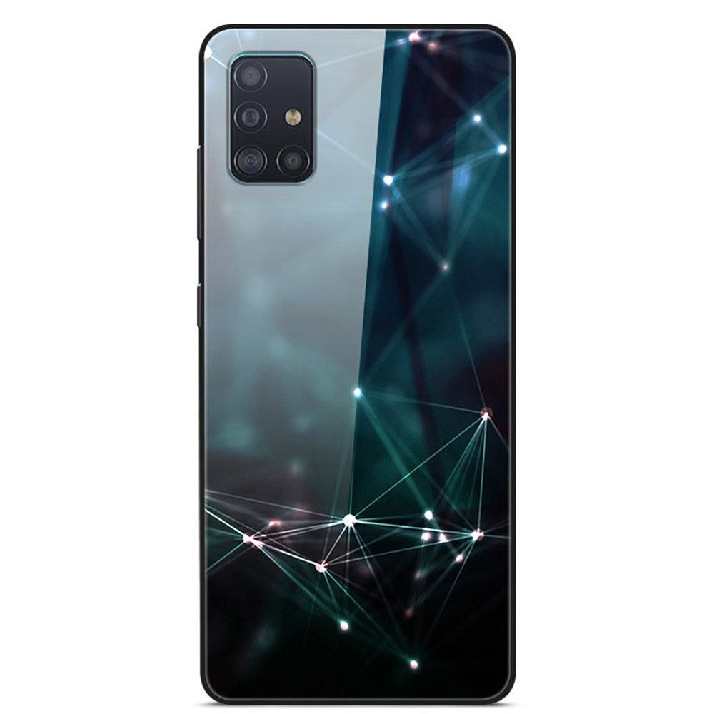 Galaxy A51 Hybrid-Hülle – mit Musterdruck