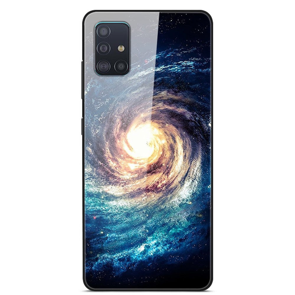Galaxy A51 Hybrid-Hülle – mit Musterdruck