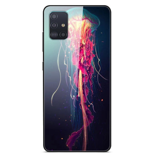 Galaxy A71 Hybrid-Hülle – mit Musterdruck