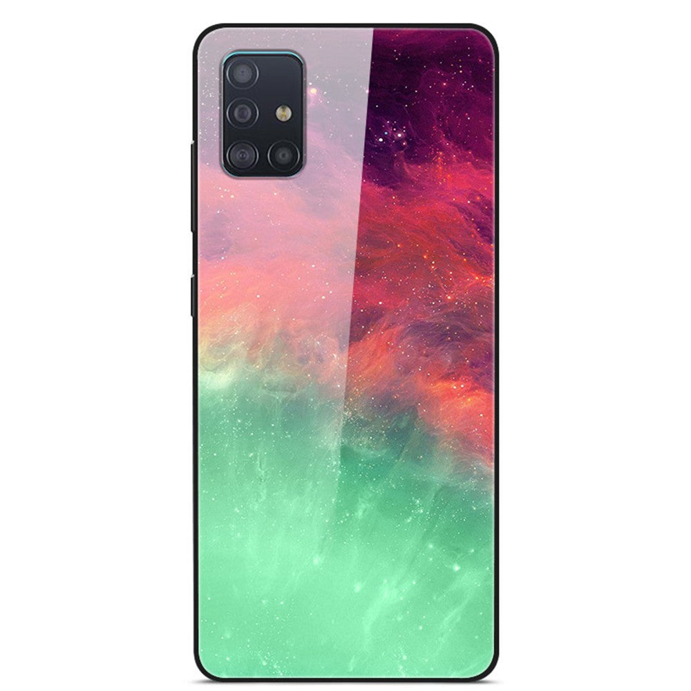 Galaxy A71 Hybrid-Hülle – mit Musterdruck