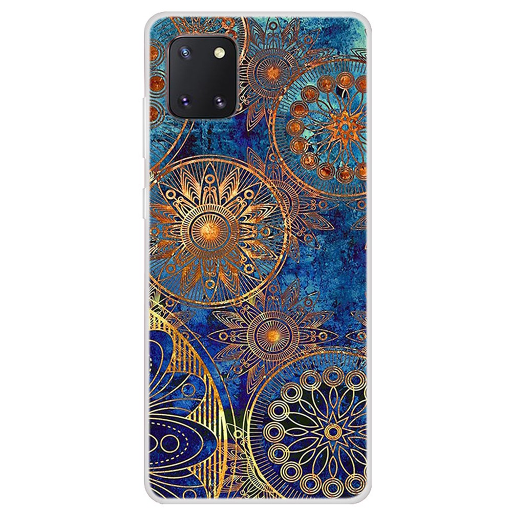 Galaxy A81/Note 10 Lite/M60S Hybrid-Hülle – mit Musterdruck