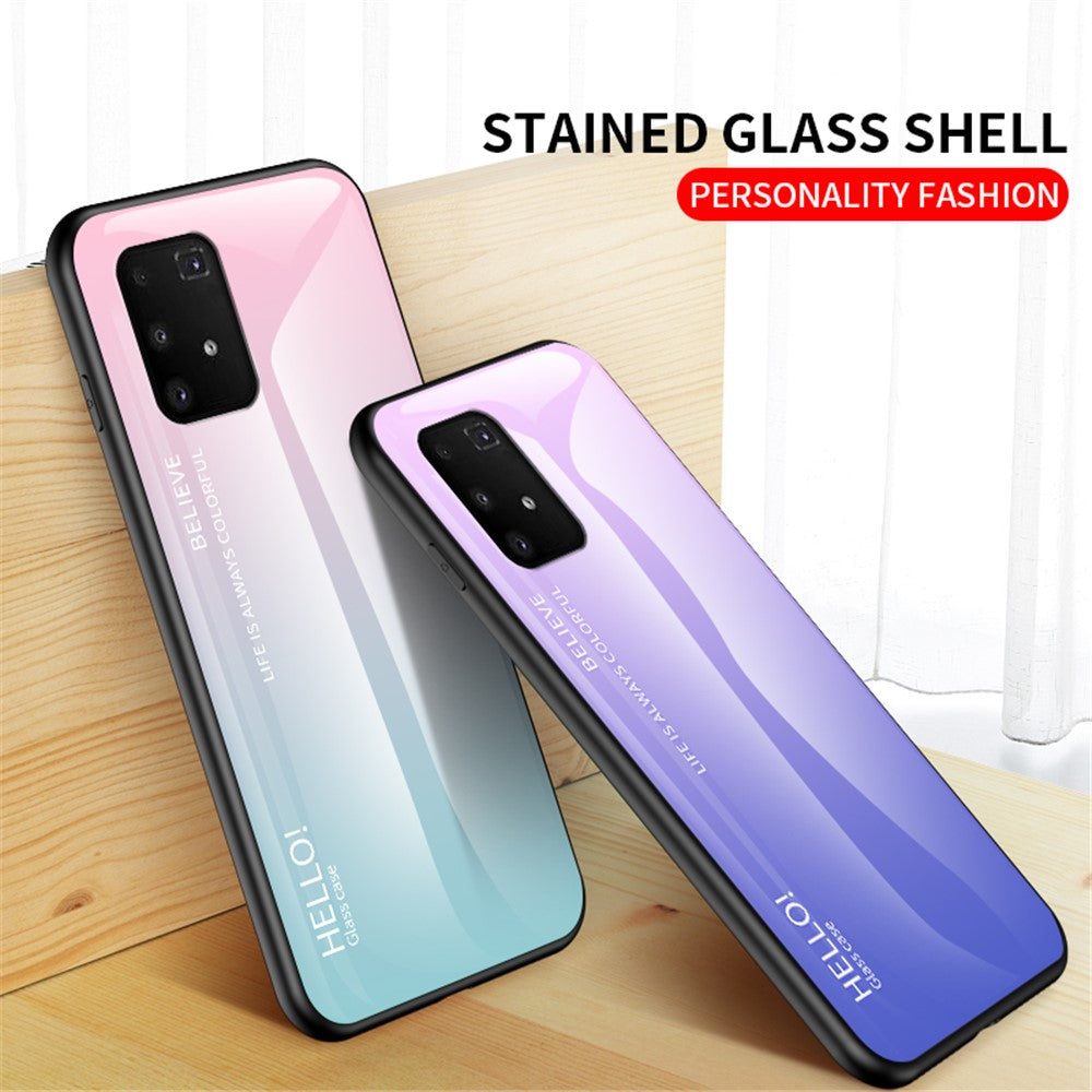 Galaxy A91/S10 Lite Schutzhülle – Gradient-Farbdesign