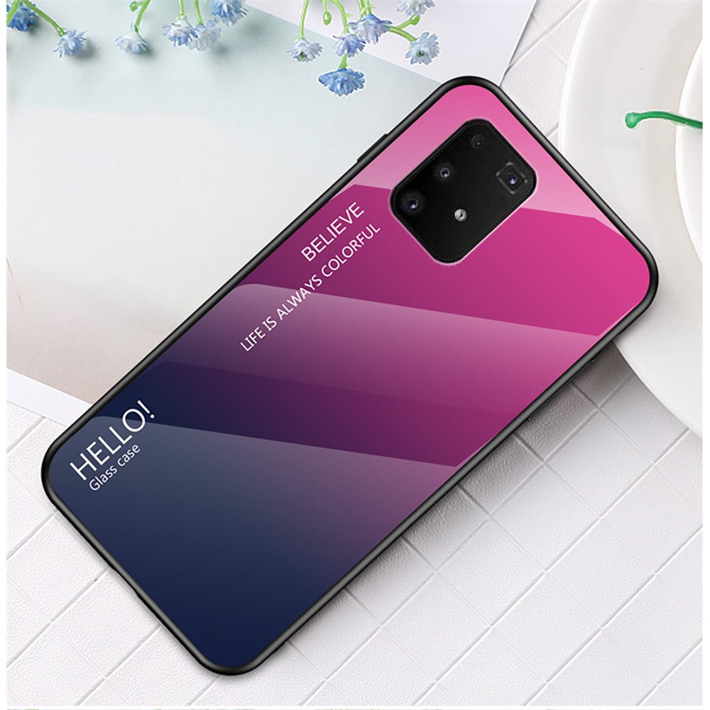 Galaxy A91/S10 Lite Schutzhülle – Gradient-Farbdesign