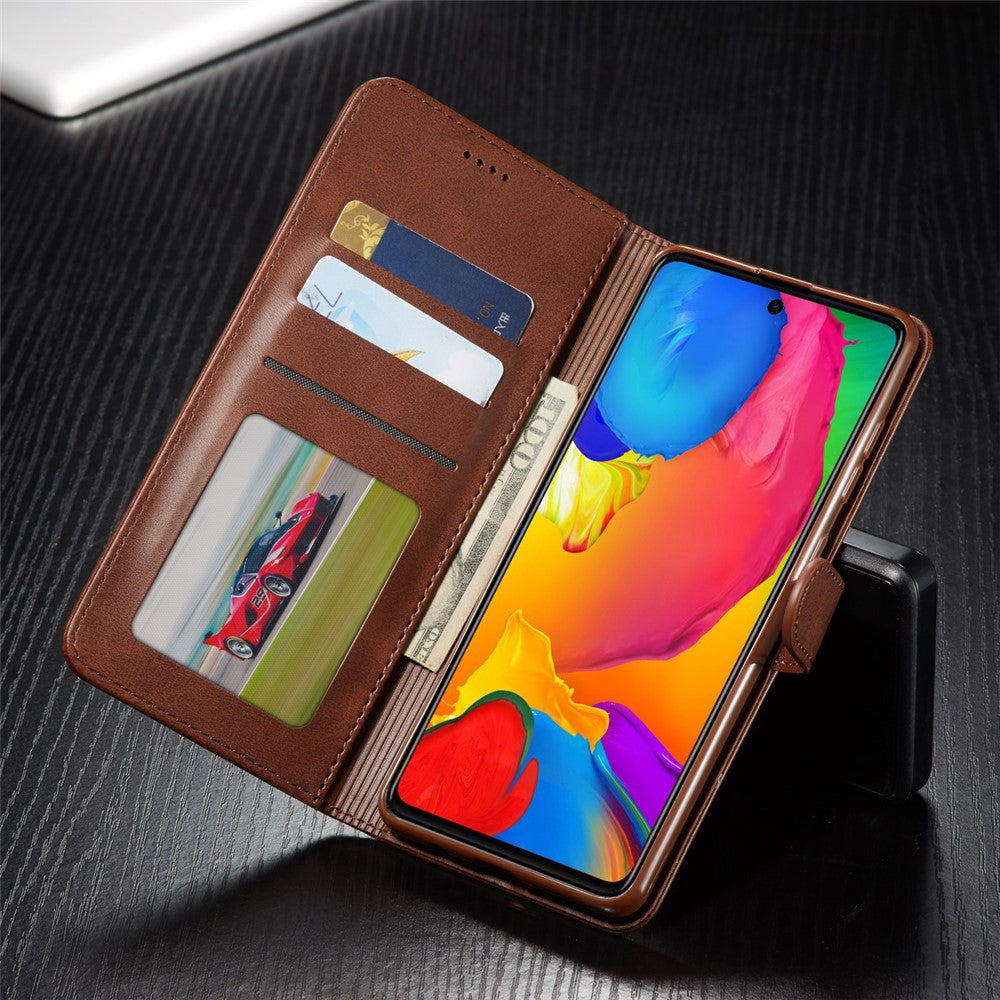 Galaxy A81/Note 10 Lite Wallet-Hülle – mit Kartenfächer & Ständer