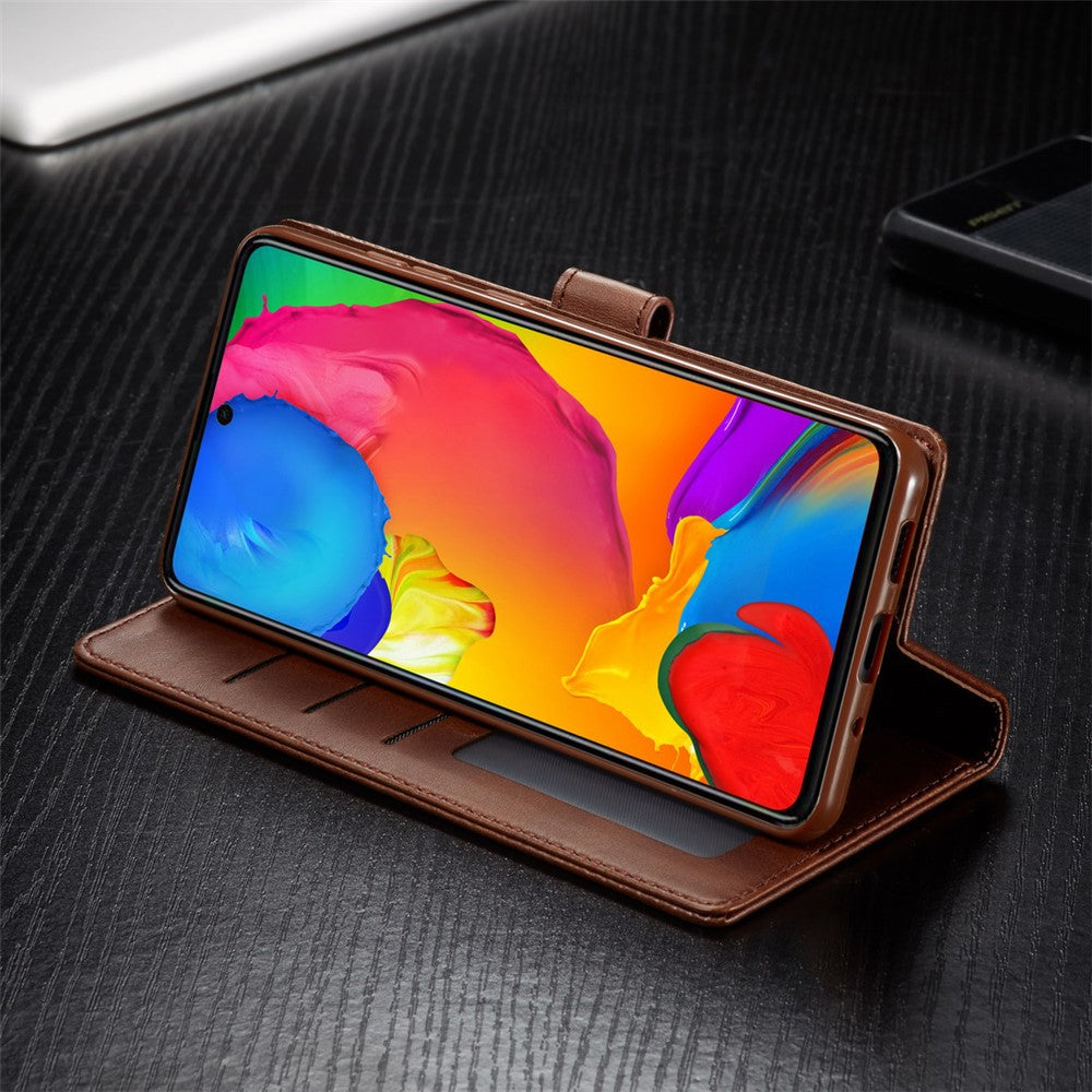 Galaxy A81/Note 10 Lite Wallet-Hülle – mit Kartenfächer & Ständer