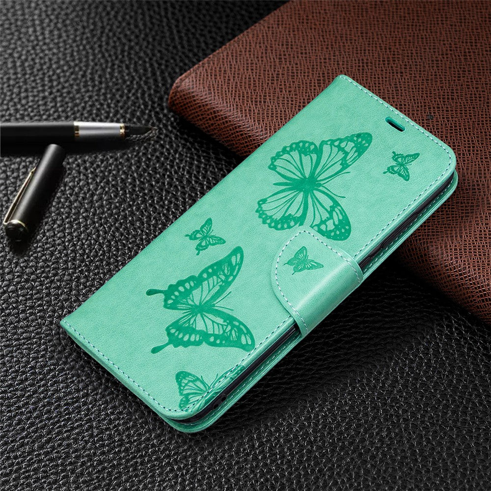 Galaxy A11 / M11 Wallet-Hülle – Mit Schmetterlingaufdruck & Ständer