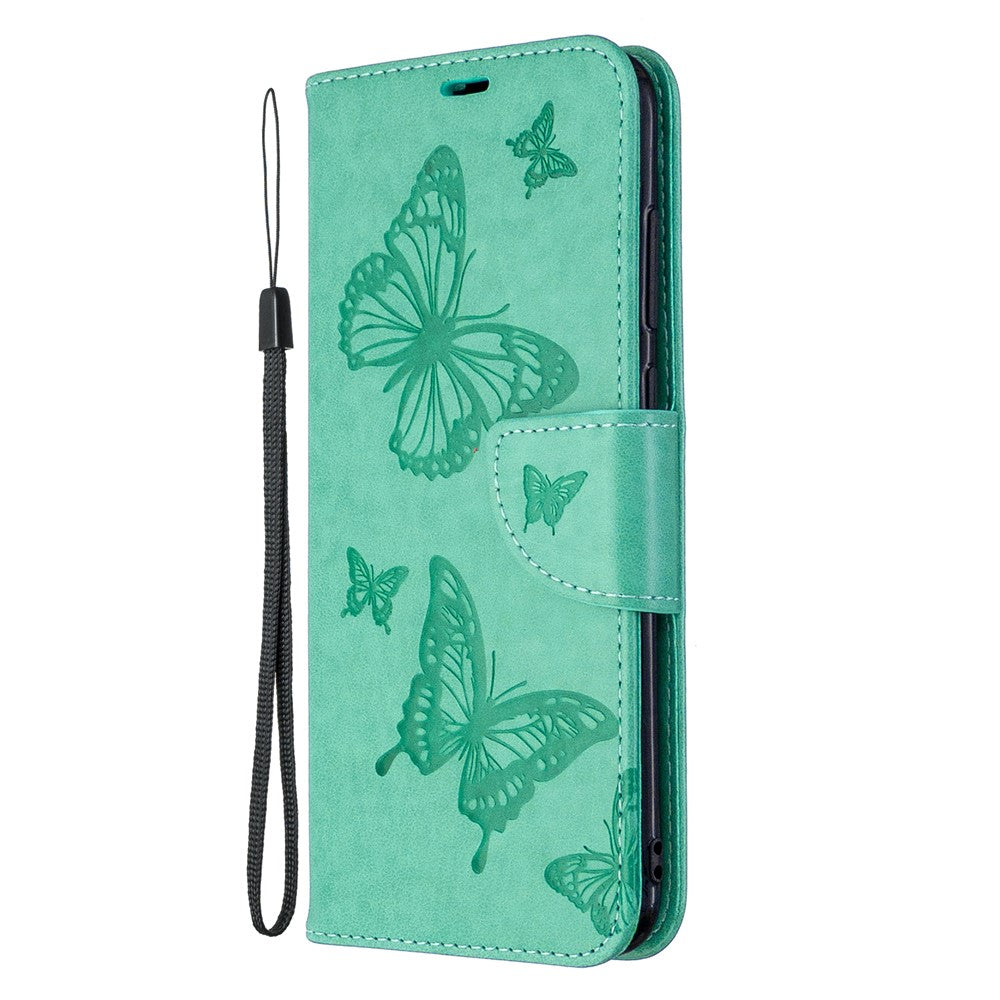 Galaxy A11 / M11 Wallet-Hülle – Mit Schmetterlingaufdruck & Ständer