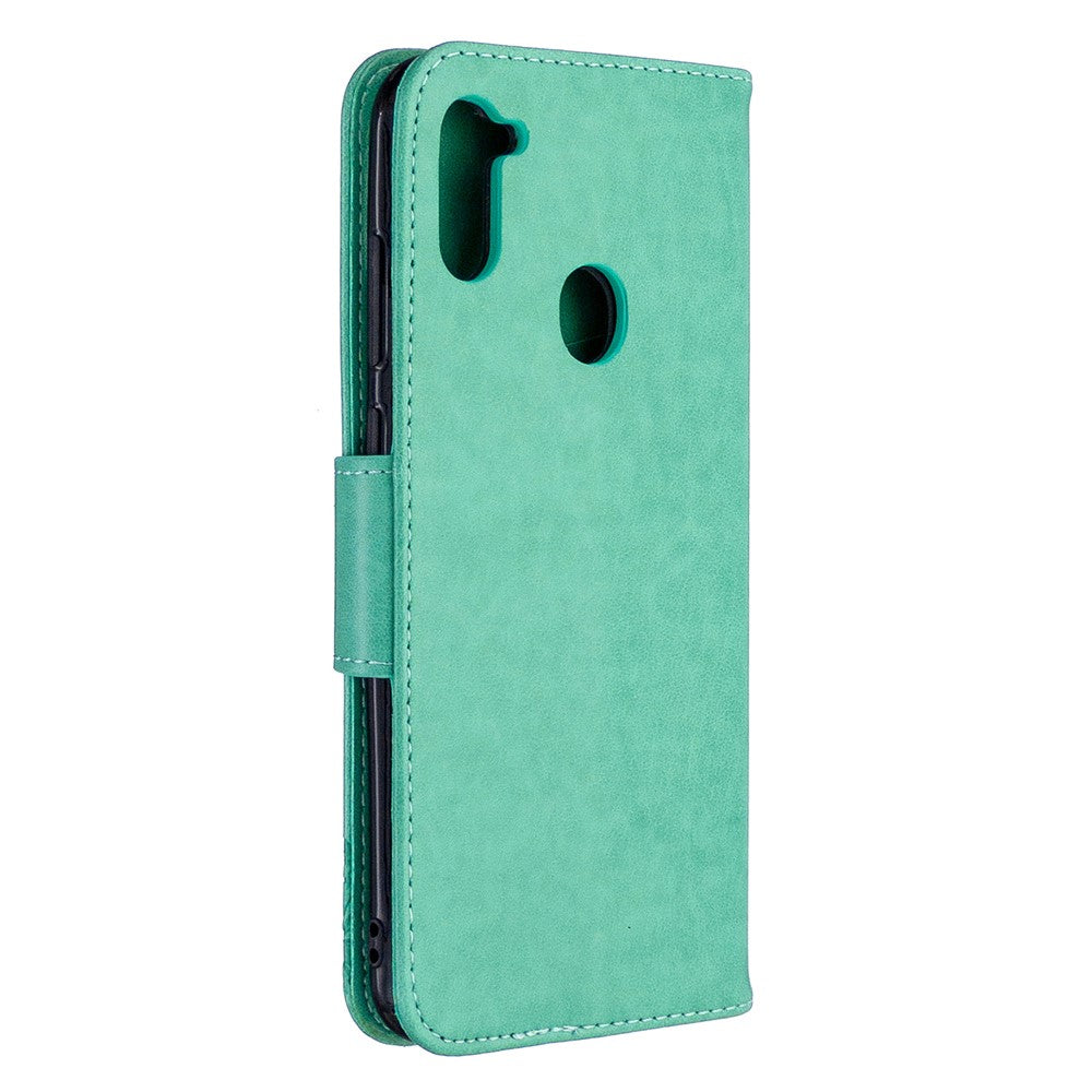 Galaxy A11 / M11 Wallet-Hülle – Mit Schmetterlingaufdruck & Ständer
