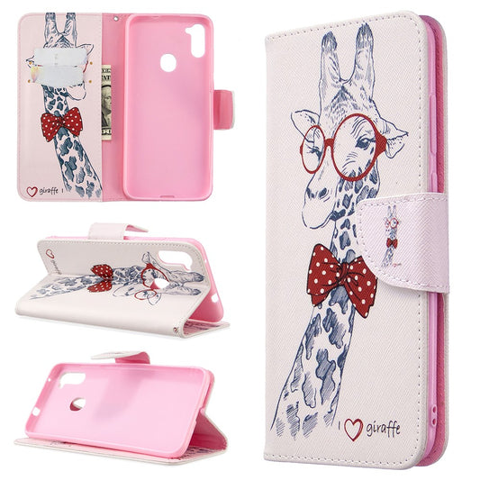 Galaxy A11/M11 Wallet-Hülle – mit Kartenfach & Ständer