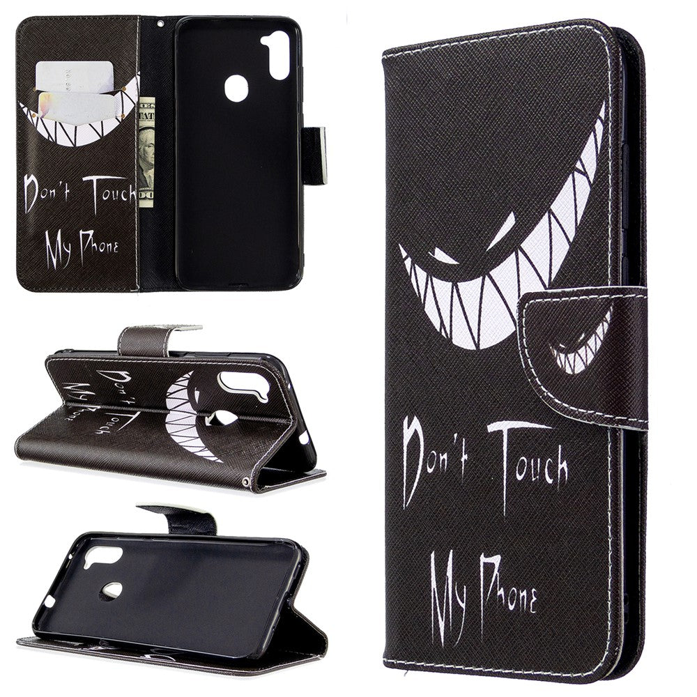 Galaxy A11/M11 Wallet-Hülle – mit Kartenfach & Ständer