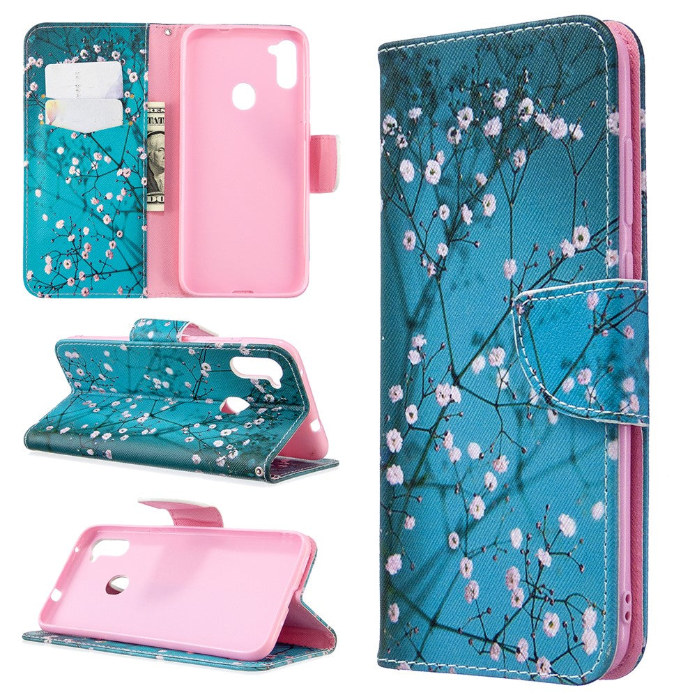 Galaxy A11/M11 Wallet-Hülle – mit Kartenfach & Ständer