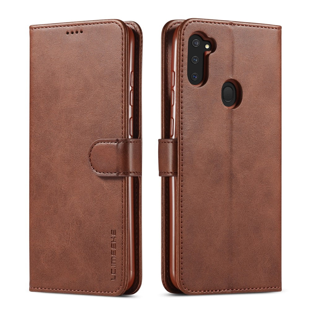 Galaxy A11 / M11 Wallet-Hülle – Mit Kartenfächern & Ständer