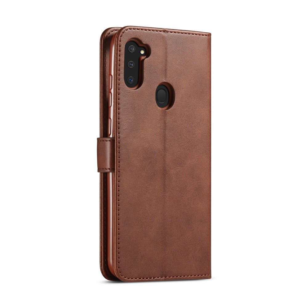 Galaxy A11 / M11 Wallet-Hülle – Mit Kartenfächern & Ständer