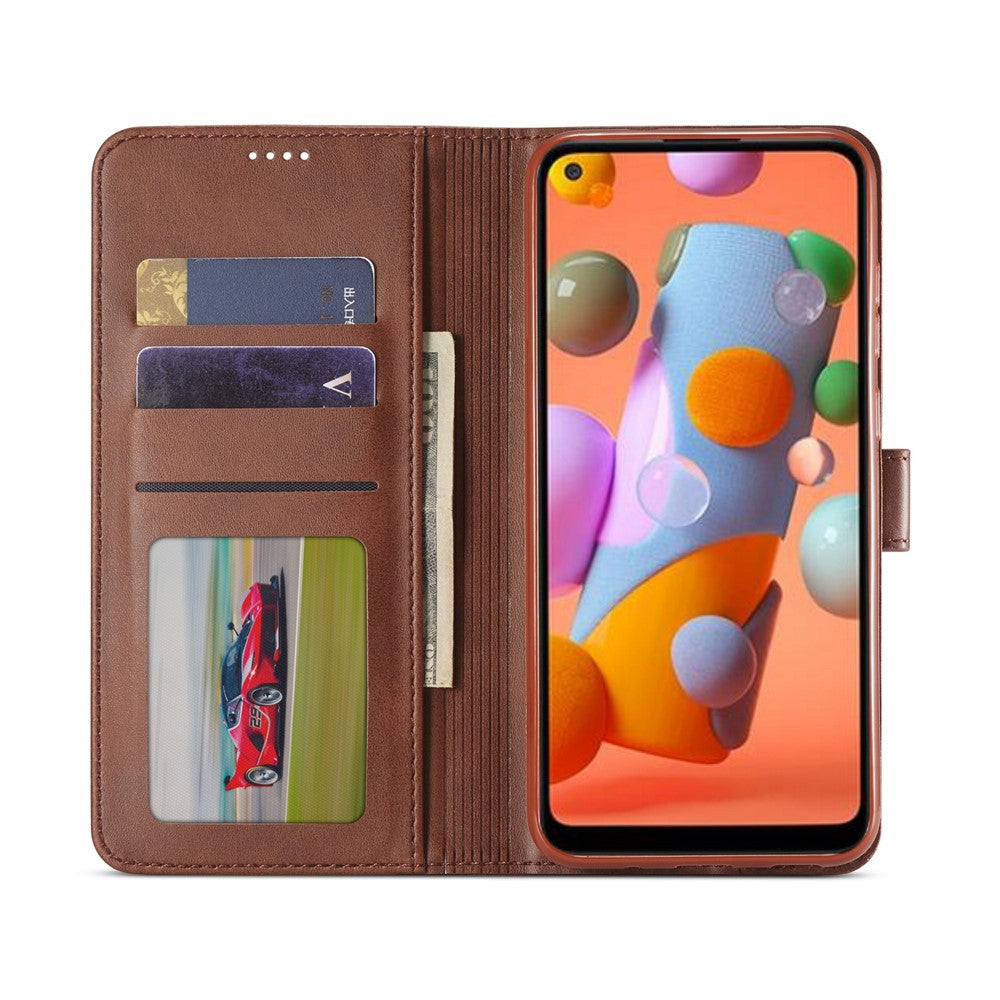 Galaxy A11 / M11 Wallet-Hülle – Mit Kartenfächern & Ständer