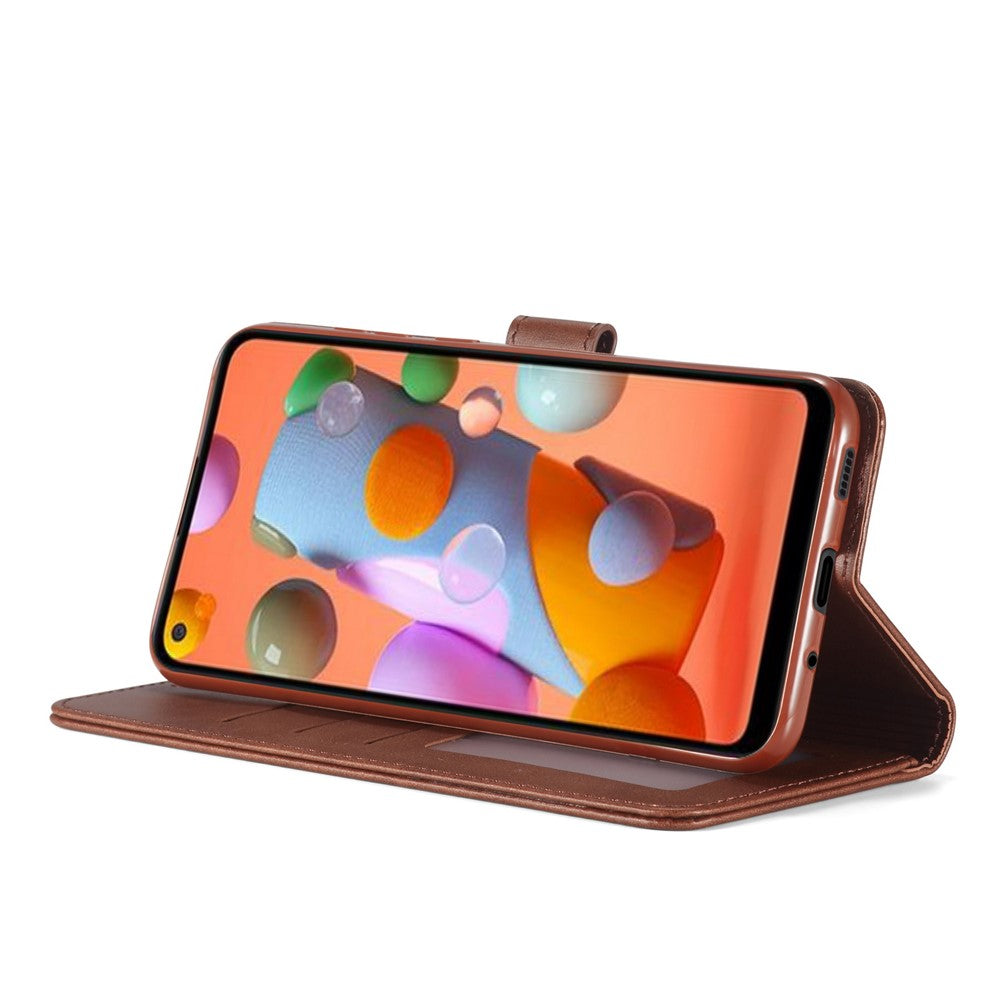 Galaxy A11 / M11 Wallet-Hülle – Mit Kartenfächern & Ständer