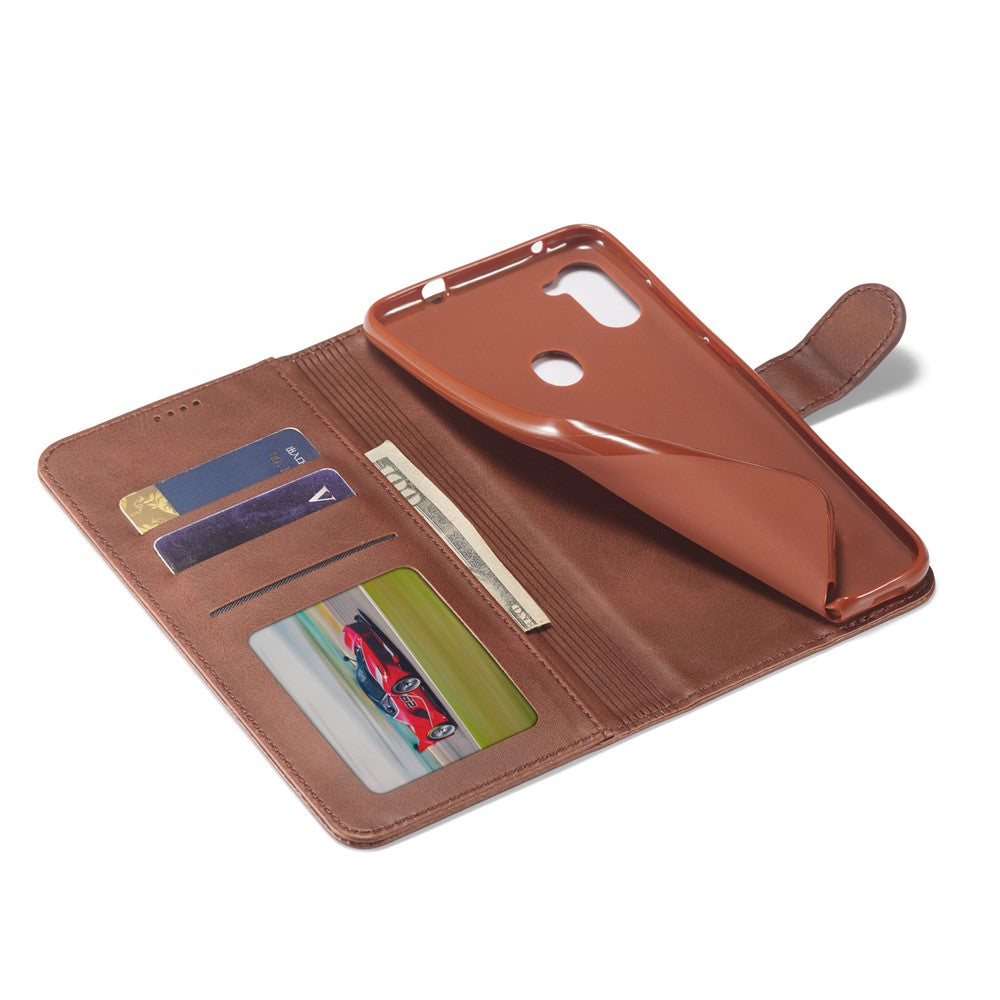 Galaxy A11 / M11 Wallet-Hülle – Mit Kartenfächern & Ständer