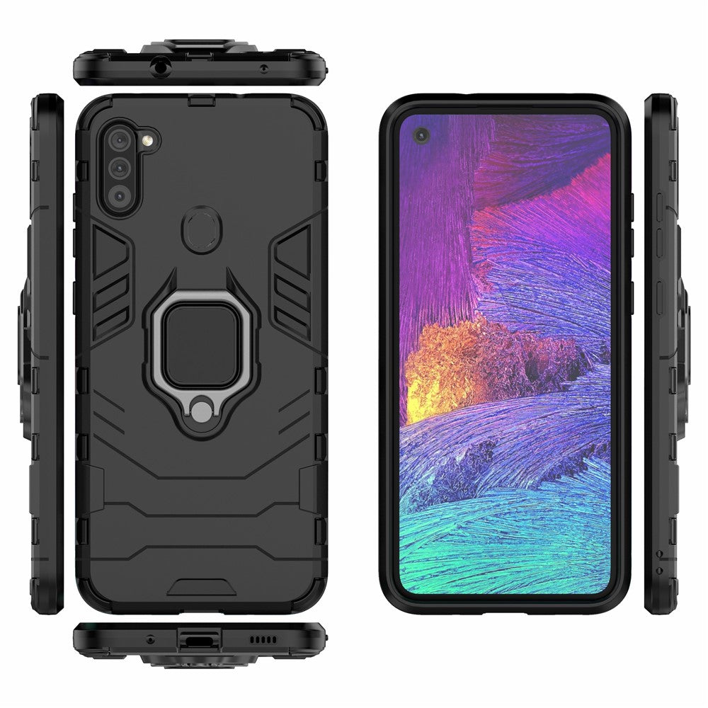 Galaxy A11 Schutzhülle – Stoßfest & Mit Ständer