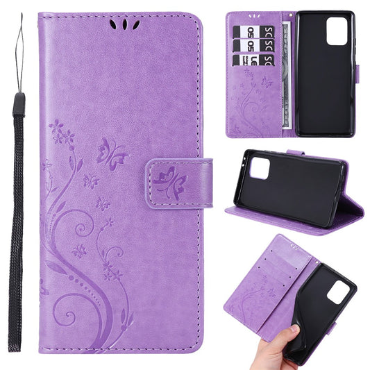Galaxy A91/S10 Lite Wallet-Hülle – mit Kartenfächer & Ständer