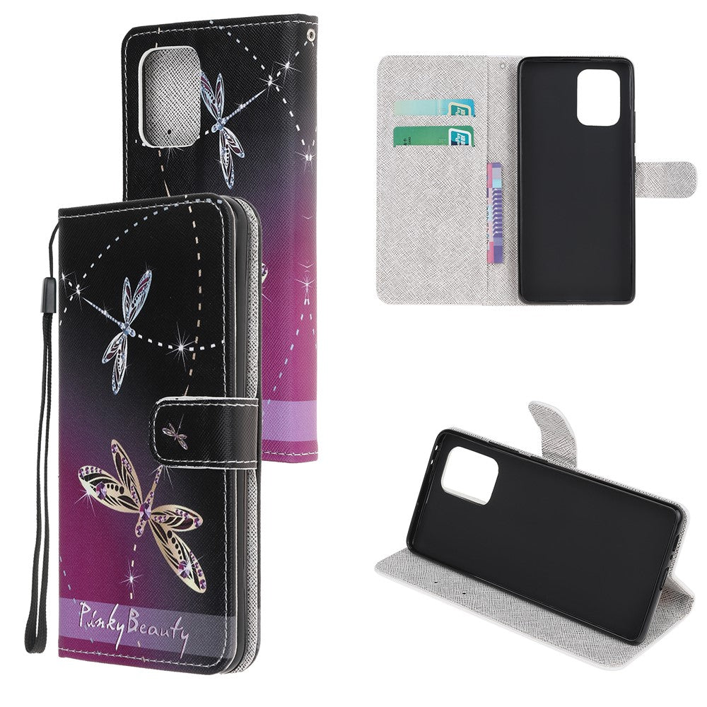 Galaxy A91/S10 Lite Wallet-Hülle – mit Kartenfächer & Stoßfest