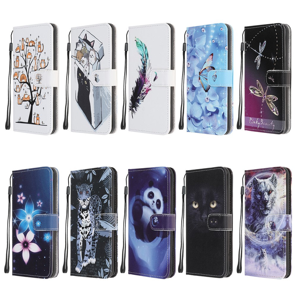 Galaxy A91/S10 Lite Wallet-Hülle – mit Kartenfächer & Stoßfest