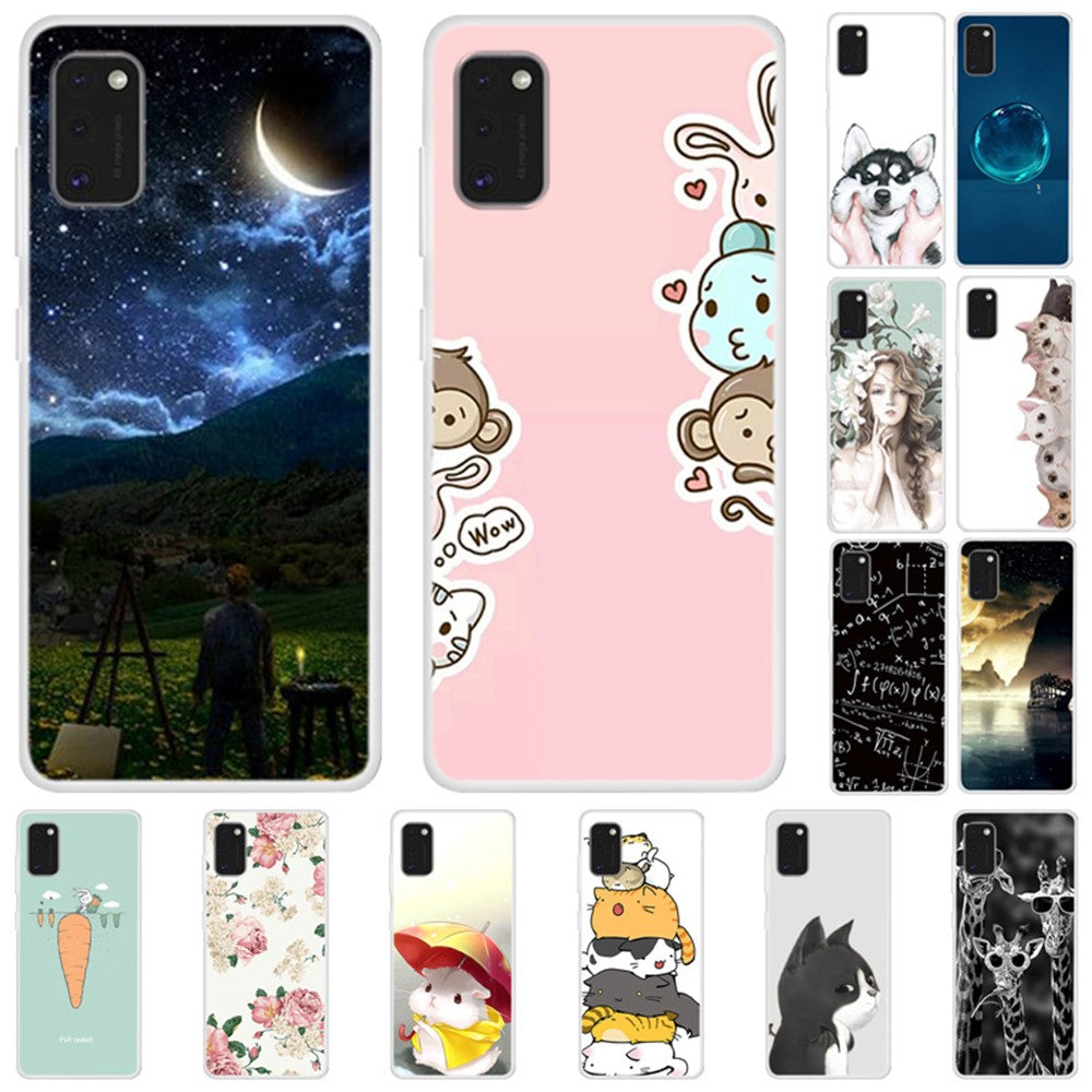Galaxy A41 Flexible Schutzhülle mit stylischem Muster