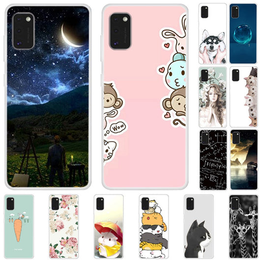 Galaxy A41 Flexible Schutzhülle mit stylischem Muster