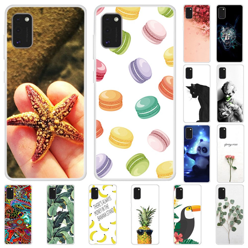 Galaxy A41 Flexible Schutzhülle mit stylischem Muster