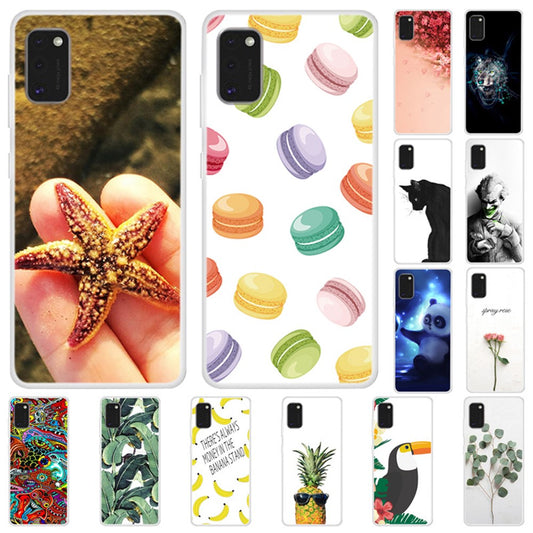 Galaxy A41 Flexible Schutzhülle mit stylischem Muster