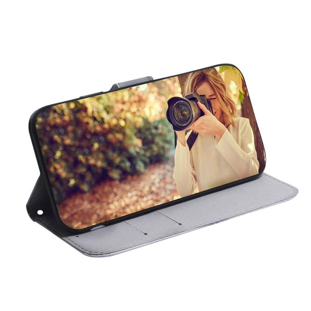 Galaxy A11 / M11 Wallet-Hülle – Mit Muserdruck & Brieftaschenfunktion