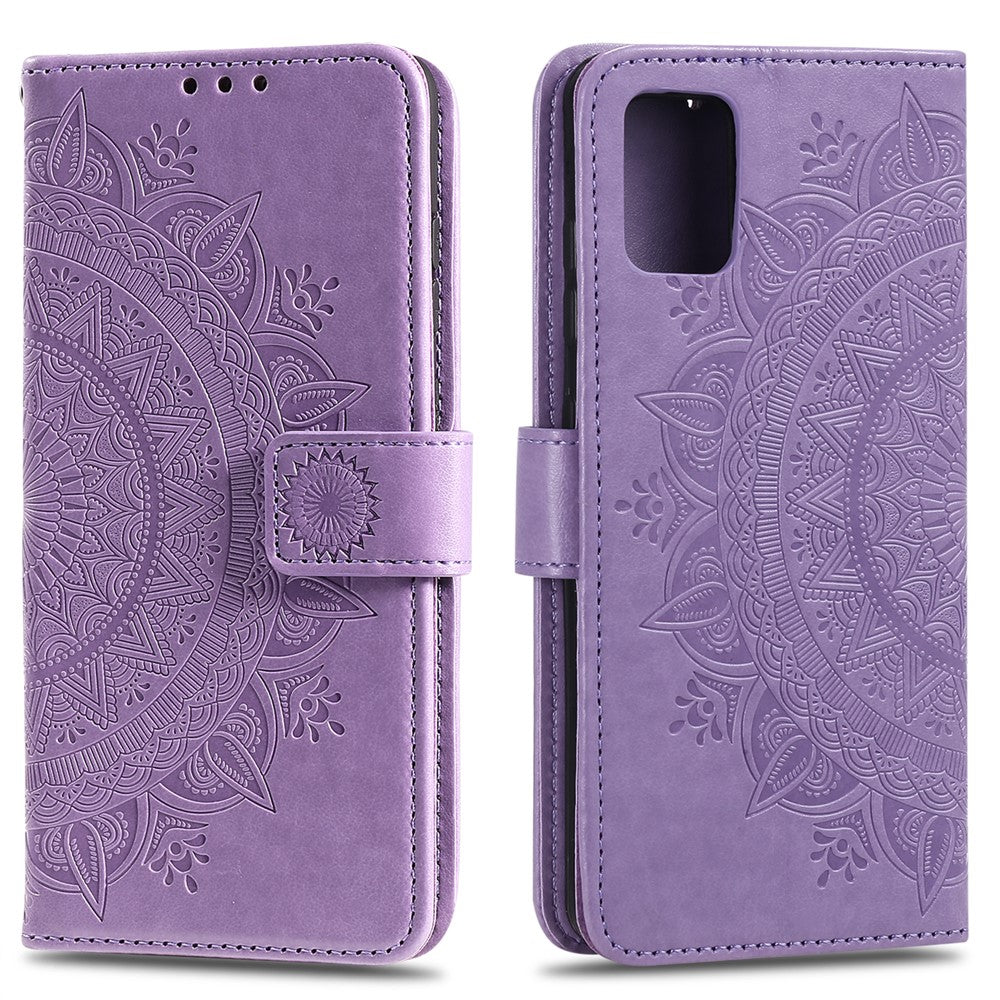 Galaxy A31 Wallet-Hülle – Mit Blumenmuster, Ständer & Kartenfächern