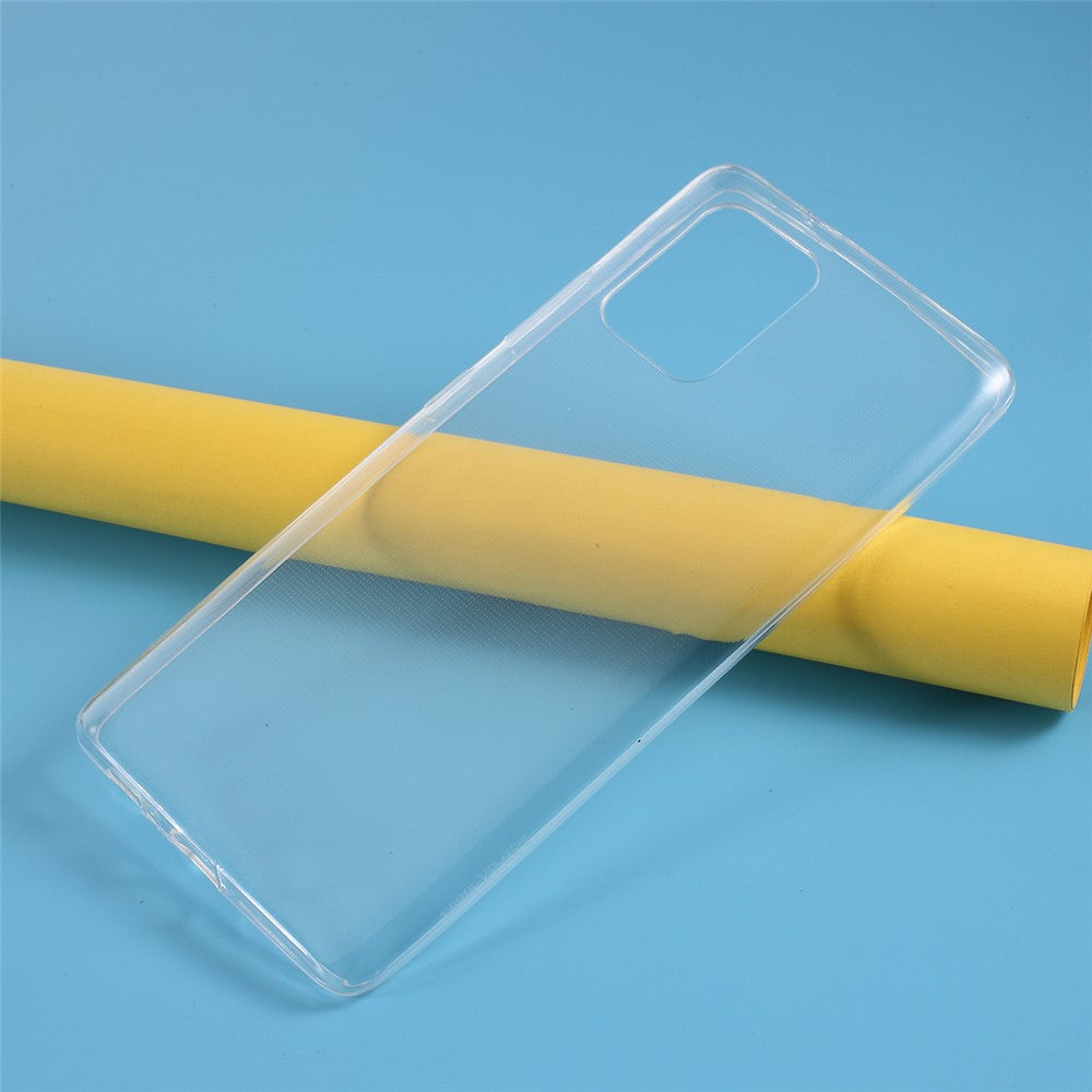 Galaxy A91 / S10 Lite / N80s Transparente Hülle – Kratzfest, weich & stoßfest