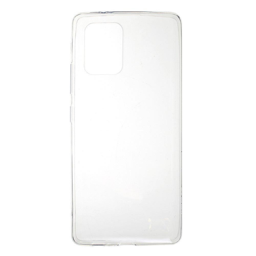 Galaxy A91 / S10 Lite / N80s Transparente Hülle – Kratzfest, weich & stoßfest