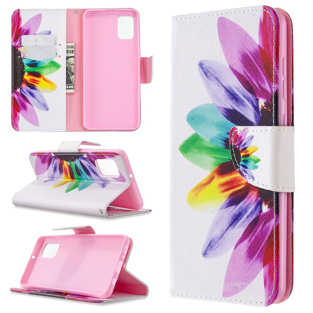 Galaxy A31 Wallet-Hülle – Mit Musterdruck & Kartenfächern