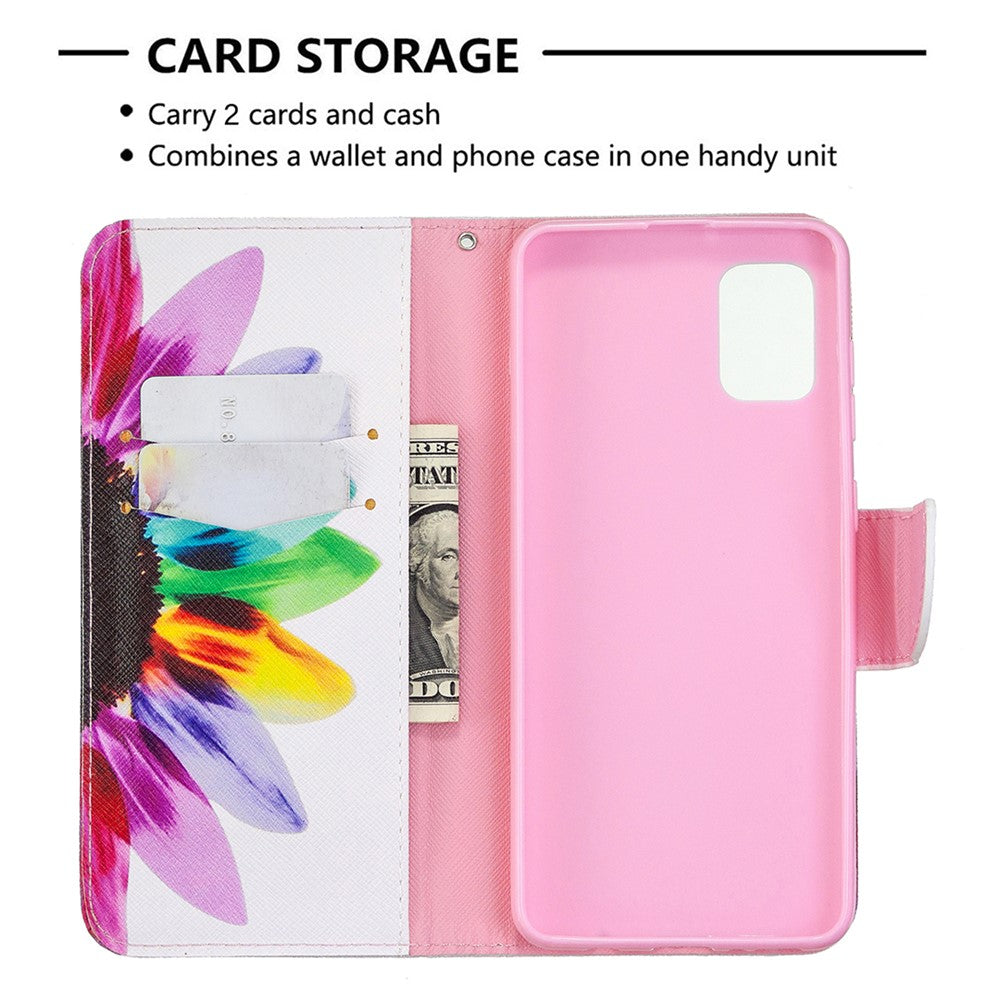 Galaxy A31 Wallet-Hülle – Mit Musterdruck & Kartenfächern