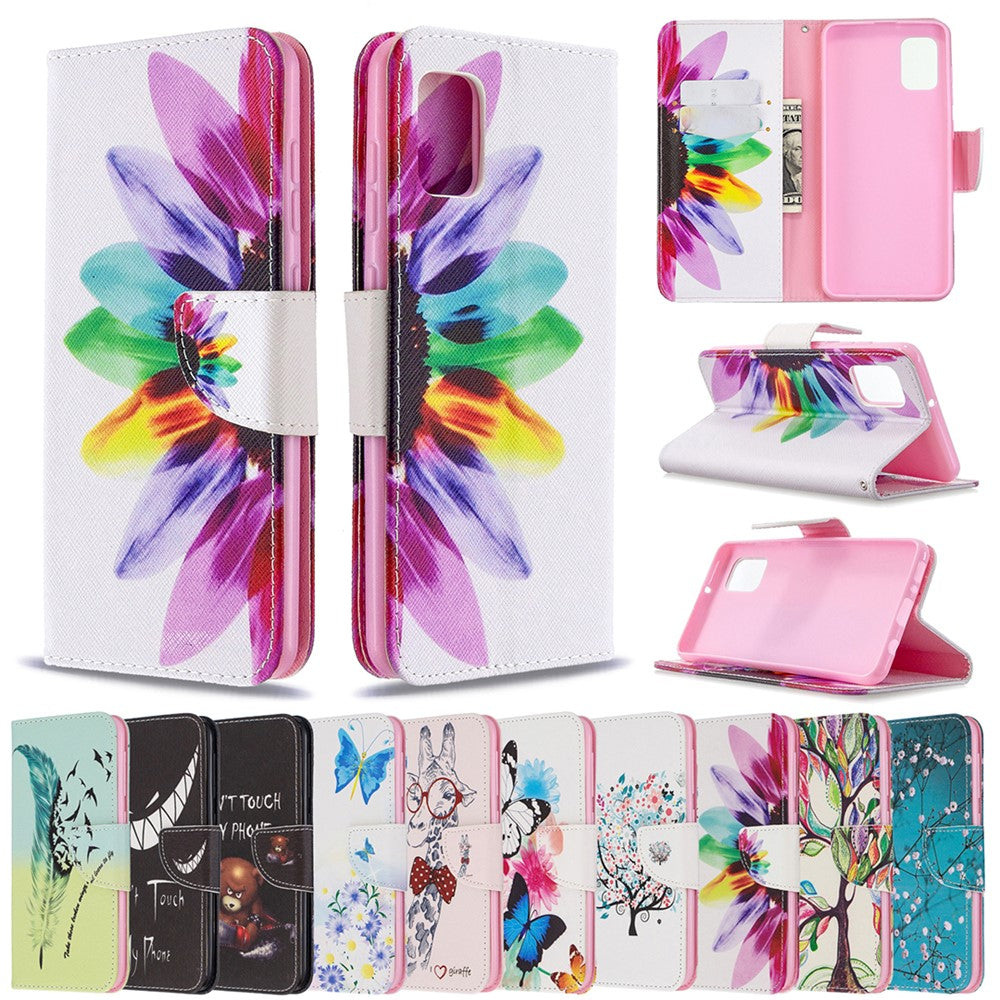 Galaxy A31 Wallet-Hülle – Mit Musterdruck & Kartenfächern