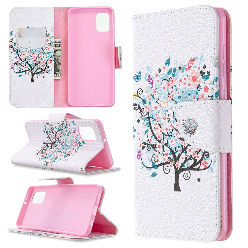 Galaxy A31 Wallet-Hülle – Mit Musterdruck & Kartenfächern