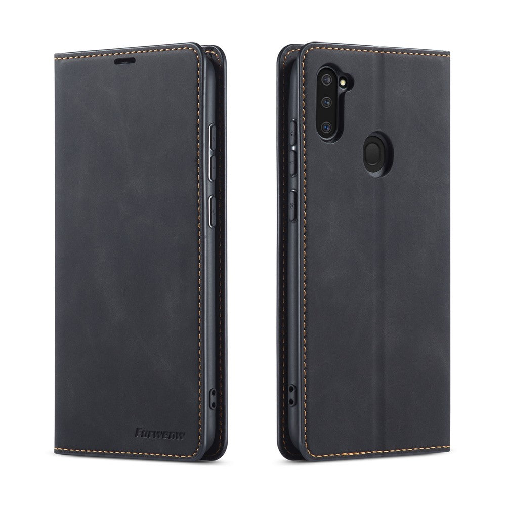 Galaxy A11 / M11 Wallet-Hülle – mit Kartenfächer & Stoßfest