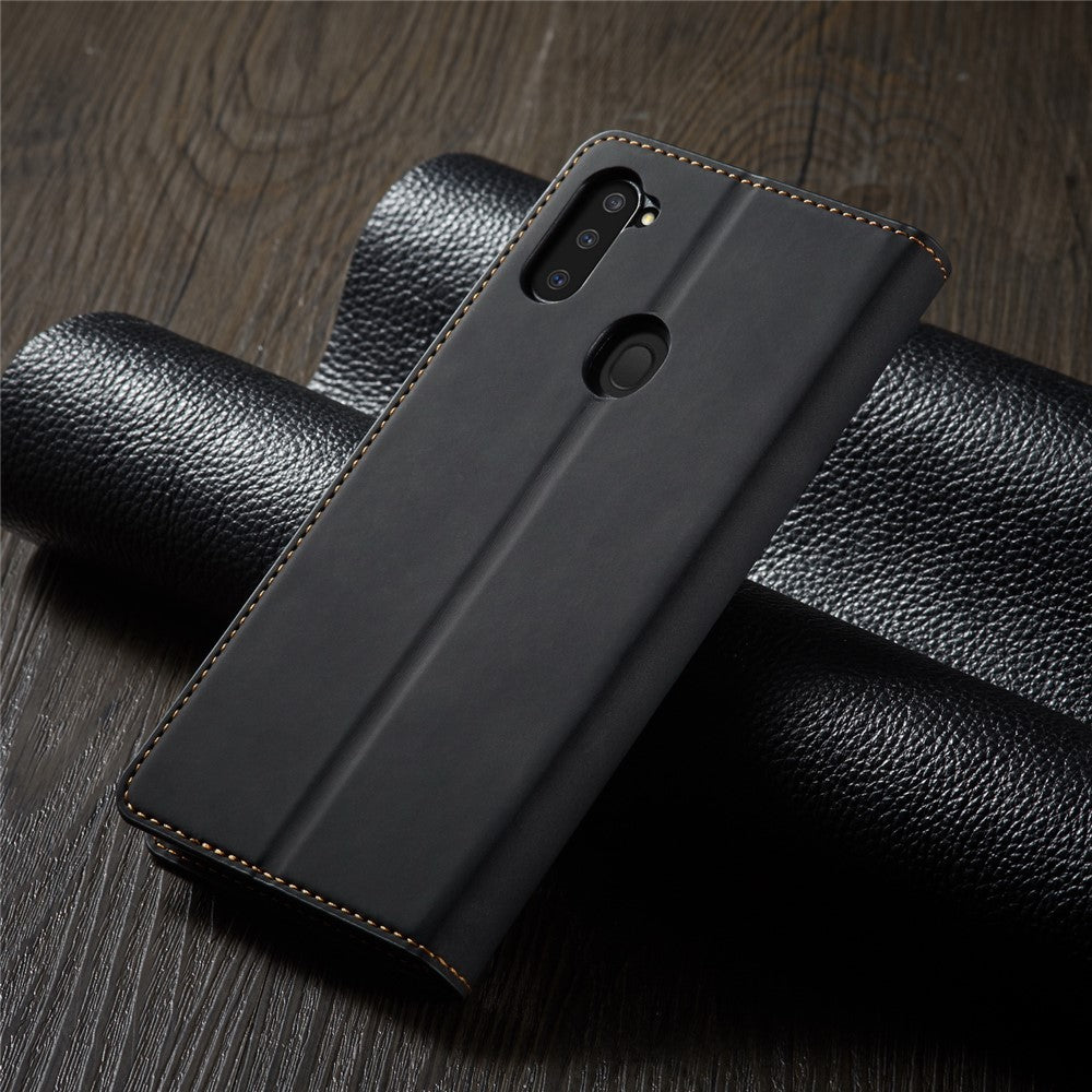 Galaxy A11 / M11 Wallet-Hülle – mit Kartenfächer & Stoßfest