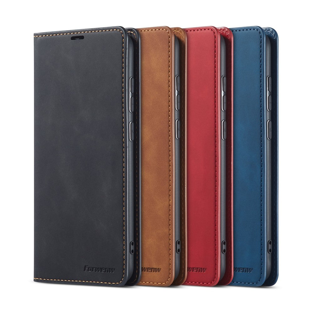 Galaxy A11 / M11 Wallet-Hülle – mit Kartenfächer & Stoßfest